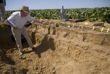 Étude de la structure des sols cultivés.