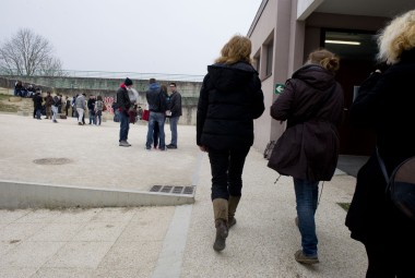 Cour d'un Établissement Public Local d'Enseignement de Formations Professionnelles Agricoles (EPLEFPA).